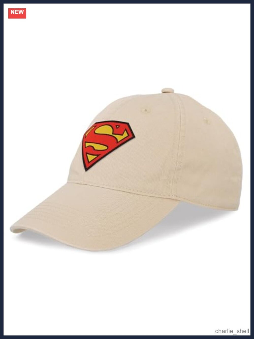 Superman Baseball Cap Adjustable Lightweight Superhero Hat